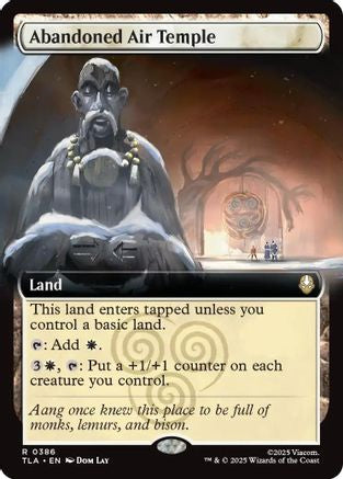 Abandoned Air Temple (Extended Art) (TLA-386) – Avatar: The Last Airbender Foil