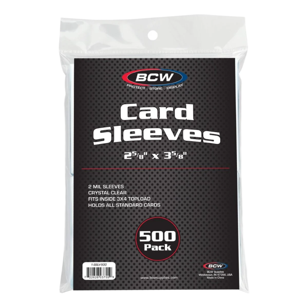 500 BCW Standard Card Sleeves